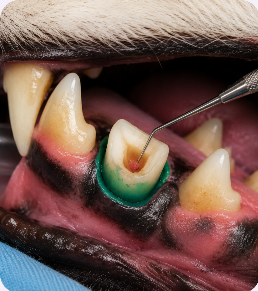 Vetland Dental Lounge  Broken Teeth - Vital Pulp Therapy